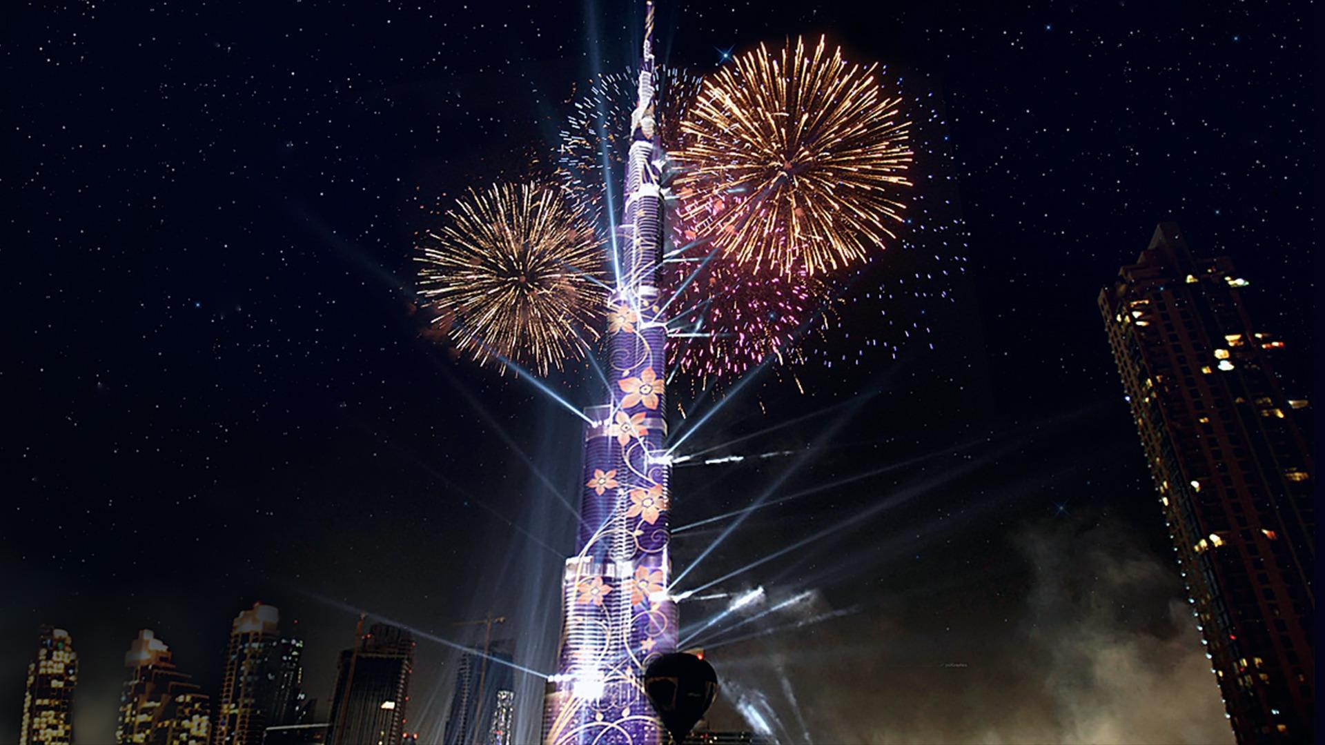 Compte à rebours Nouvel An 2015 & 2016 - Dubaï
